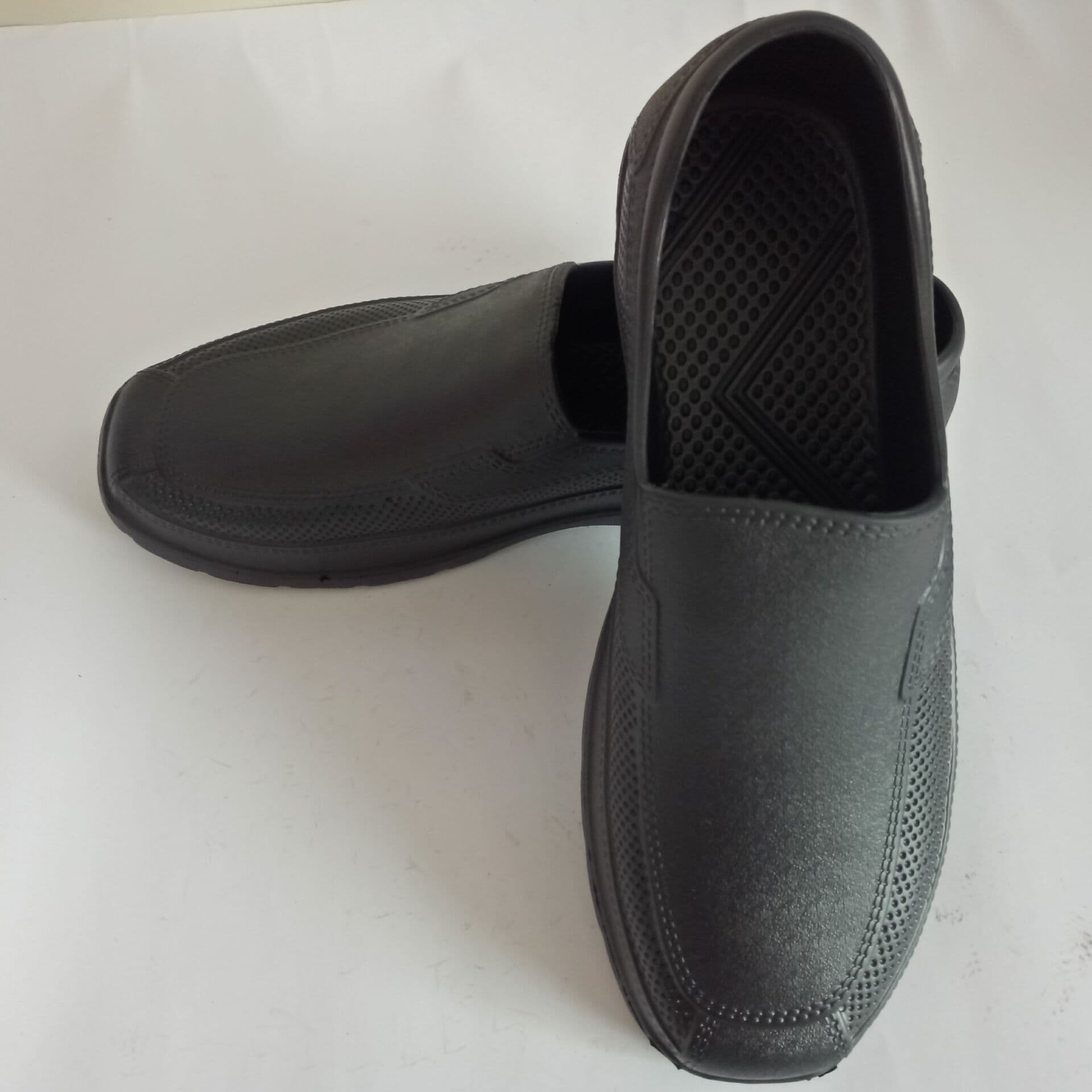 EVA food-grade shoes, foam boots low-top unisex hygiene boots, chef work shoes, anti-slip lightweight labor protection shoes
