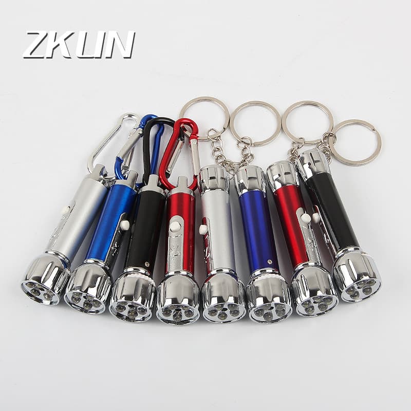 805 five-in-one multi-function flashlight laser keychain flashlight with pattern five lights
