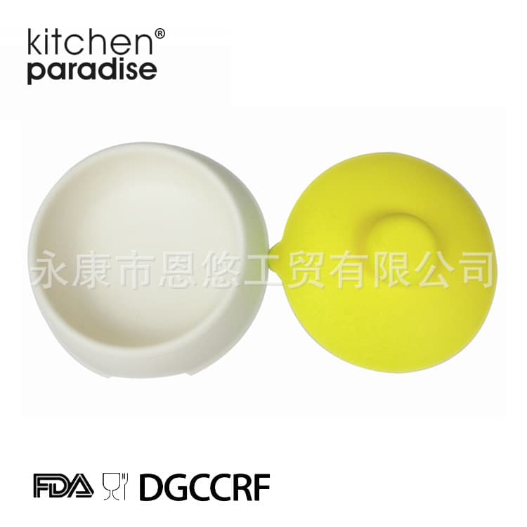 Silicone Kitchen Utensils Factory Direct Silicone Pet Bowl with Lid Silicone Pet Food Container Pet Supplies