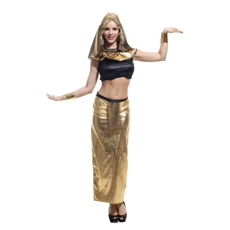 Halloween Dance Party Performance Costume Holiday Performance Outfit Belly Dance Costume Western Style Egyptian Costume