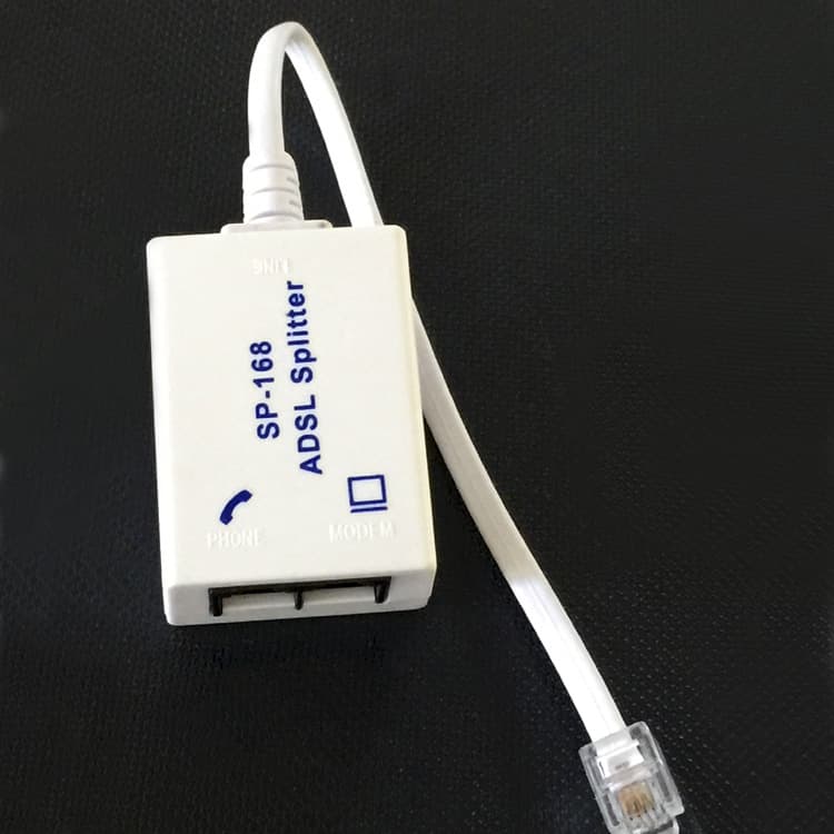 SP-168 Telecom Broadband Voice Splitter with Cable and Noise Reduction Function, Dual Transformer