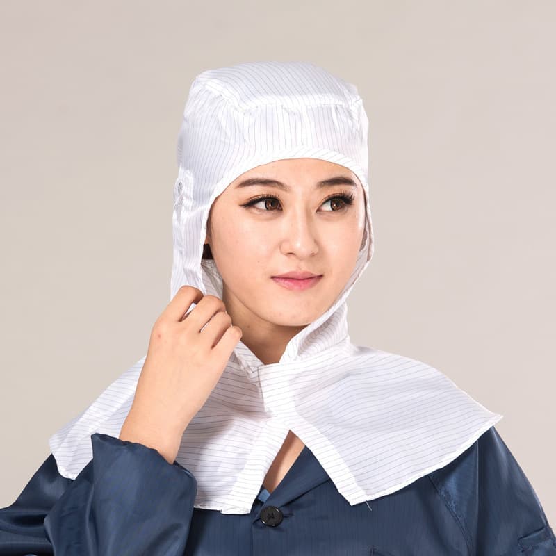 Yicheng Factory specializes in wholesale antistatic shawls and caps, antistatic coveralls and shawls, and antistatic cleanroom caps.
