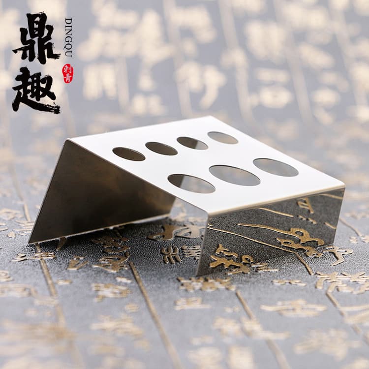 Hot Sale Tattoo Machine Supplies Tattoo Accessories Tattoo Ink Cup Holder 7-Grid Stainless Steel Ink Rack Wholesale