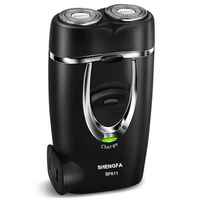 Shengfa SF611 Rotary Dual-Blade Rechargeable Men's Electric Shaver