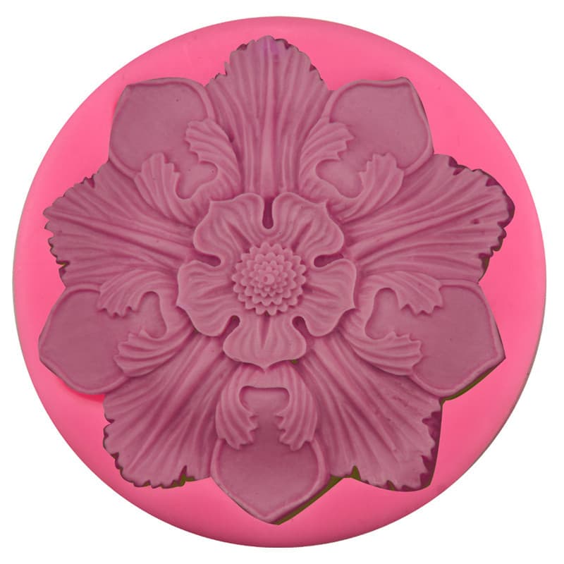 Large Petal Flower Silicone Cake Mold Liquid Sugar Decorative Tool Baking Molds for Cake Bread Mousse Jelly Chocolate