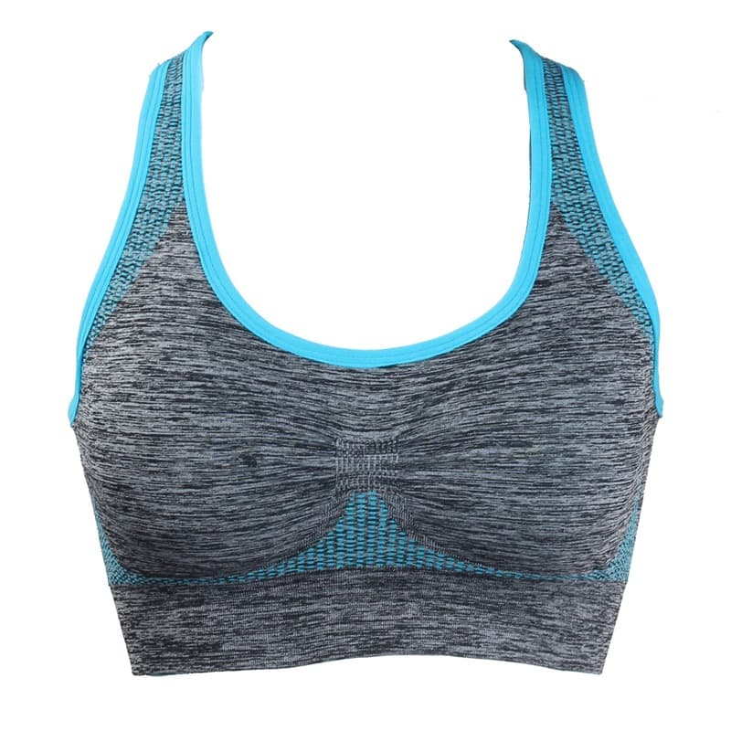 Live Stream Special! Shockproof Knitted Sports Bra with Padded Cups, Wireless, Yoga Bra, Full Coverage