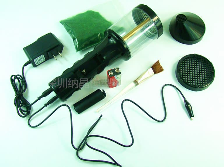 Portable Electrostatic Grass Planting Machine Craft Electrostatic Grass Planter Dual Power Battery/AC
