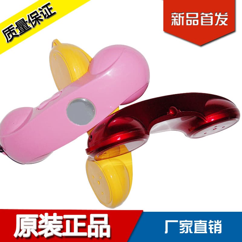 Factory Supply Mini Bluetooth Mobile Phone Microphone with Button Answer Call Anti-radiation Retro Handset
