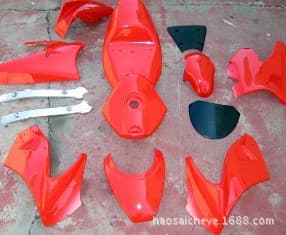 Mini Motorcycle Parts Mini Bike Parts 49CC Mini Sports Car Plastic Parts Body Shell Full Set