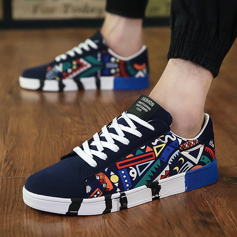 2017 Summer New Men's Shoes Korean Style Board Shoes Trendy Casual White Sneakers Versatile Canvas Fashion Shoes