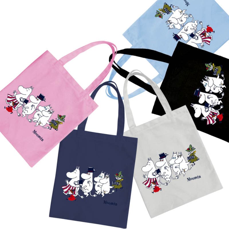Artistic Women's Canvas Bag Single Shoulder Fresh Style Student Handbag Shopping Bag Soft Material Zipper Closure Medium Size