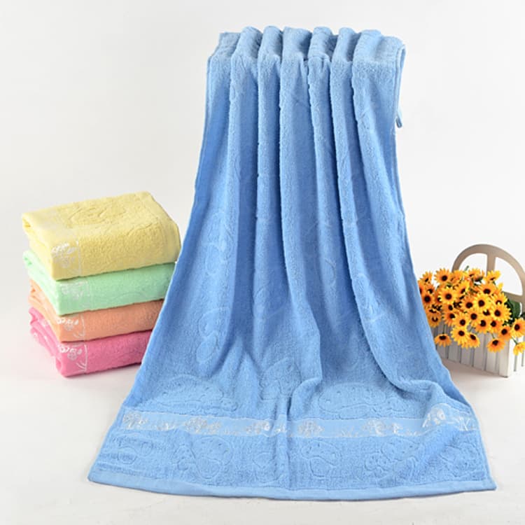 Mushroom Bath Towel Gaoyang Factory Wholesale 70*140cm Soft Absorbent Thick Large Towel Gift Beach Towel