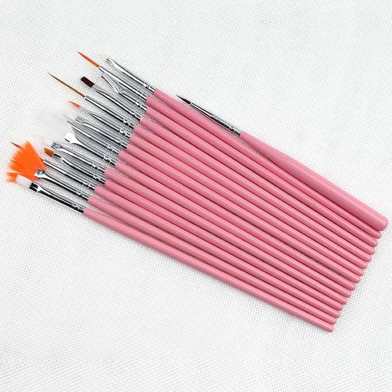 15-Piece Nail Art Painting Brush Set, Nail Brush Kit, Gel Brush Carving Brush, Nail Brush Wholesale