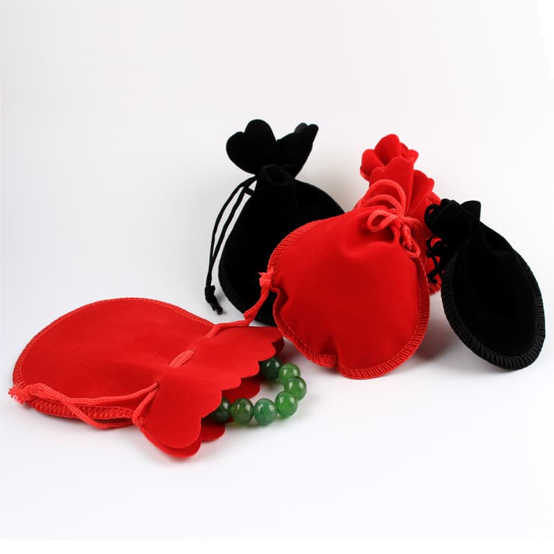 Creative gourd jewelry bag, jewelry bag, velvet bag, ring, earrings, bracelet, wedding candy packaging bag, gift bag
