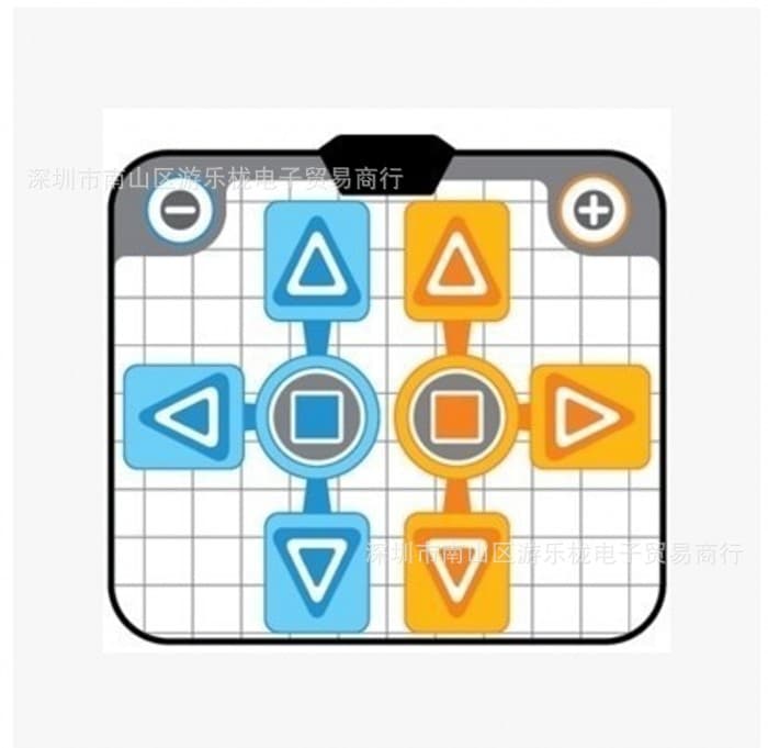 Wii Console Dedicated Accessories Family Trainer Wii Double Dance Training Mat / Exercise Mat