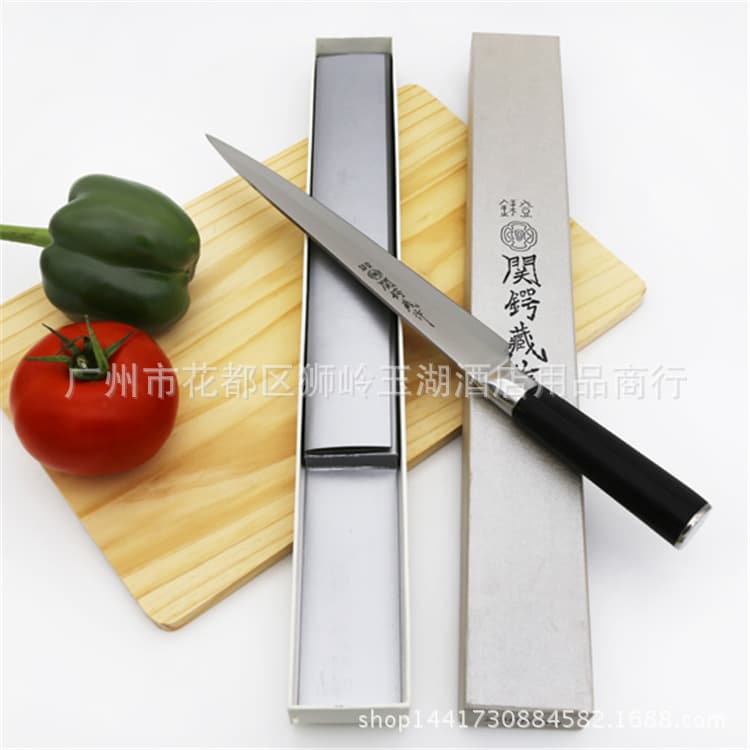Japanese Sashimi Knife, Japanese Cuisine Knife, Sashimi Knife, Yanagiba Knife for Japanese Restaurant, Salmon Slicing Knife