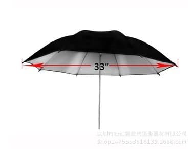 33inch Reflective Umbrella Reflection Photo Studio Umbrella Flash Reflective Umbrella Studio Soft Light Equipment Outside Photography Equipment