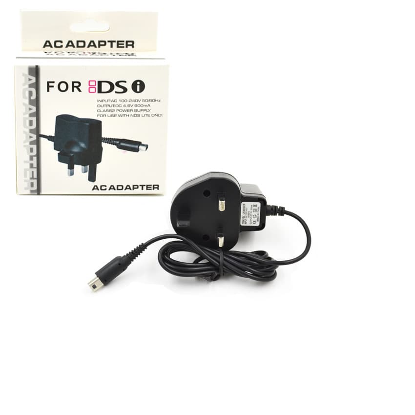 3DS UK Standard Charger, NDSI UK Power Adapter, Power Supply Adapter 4.6V 900mA