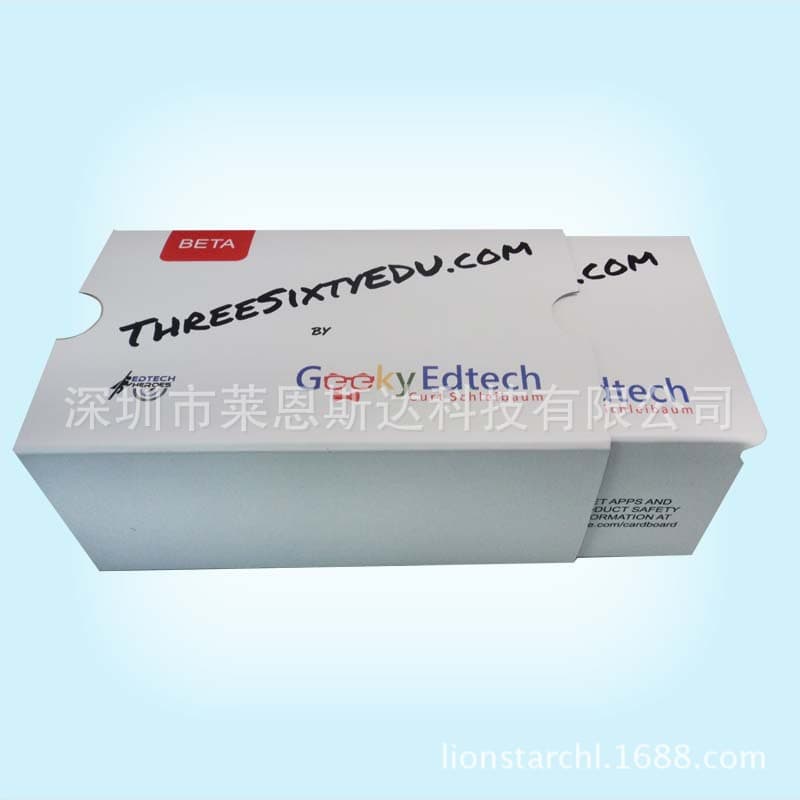 Google Cardboard 3D VR Headset 2nd Generation Paper Box 6-inch Version