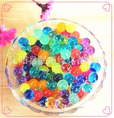 Crystal Mud Balls Colorful Gardening Decoration Crystal Soil Sponge Baby Soilless Flower Cultivation Silica Gel Water Beads