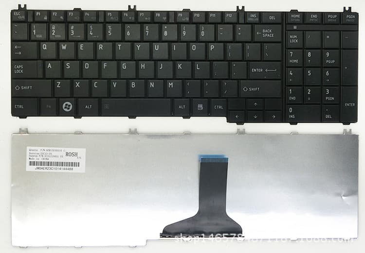 Compatible with Toshiba C650 L650D L660 L655 L650 C655 C660E L750 L755 keyboards