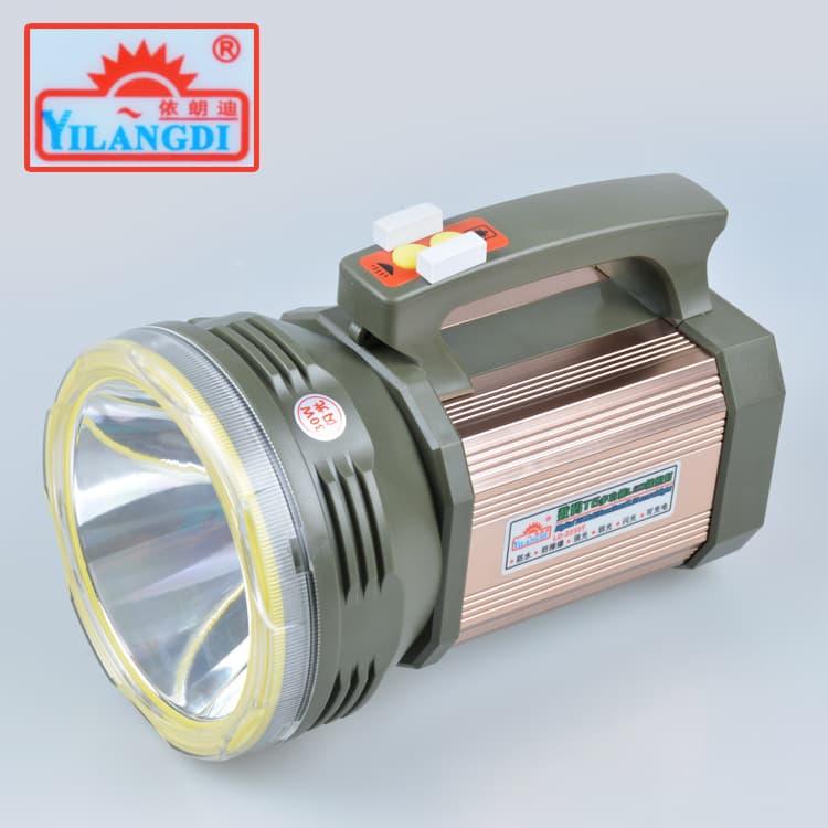 Yilangdi 2230T LED High-Power Searchlight 30W Handheld Long-Range Flashlight with Side Light