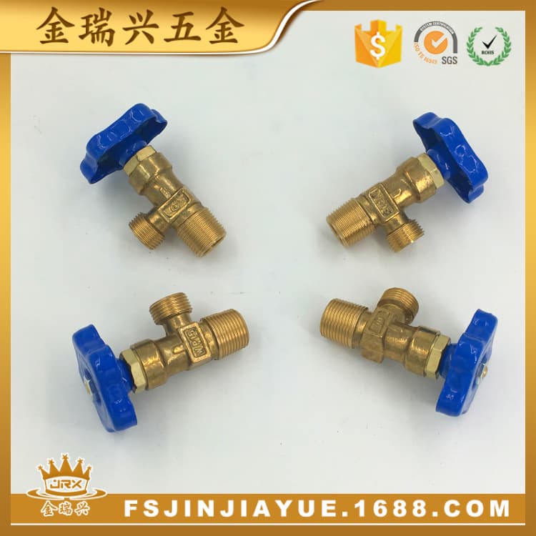 WP-15 small argon cylinder valve, argon cylinder head, steel cylinder copper valve, large tooth bottle head, argon gas cylinder