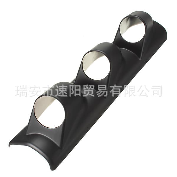 2-inch 52MM modification black A-pillar left-facing 3-hole gauge cover instrument bracket car modification gauge holder