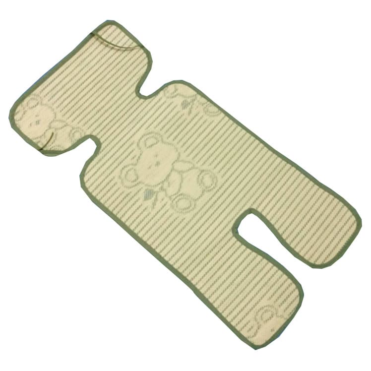 5-Point Baby Stroller Mat, Children's Vehicle Hemp Grass Mat, Umbrella Stroller Cooling Pad, Rattan High Chair Mat Wholesale