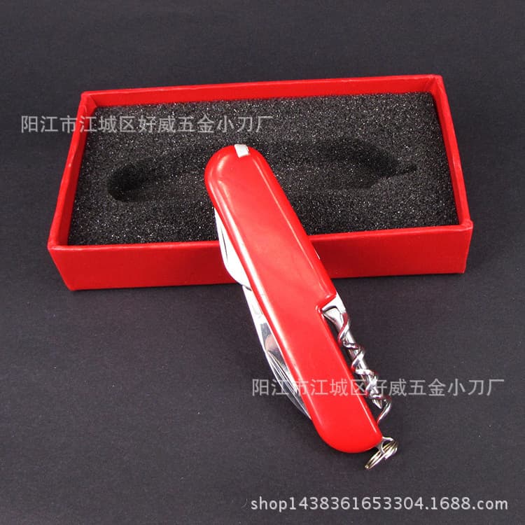 Multi-function Pocket Knife Swiss Army Knife 11-in-1 Gift Knife Stainless Steel Outdoor Knife