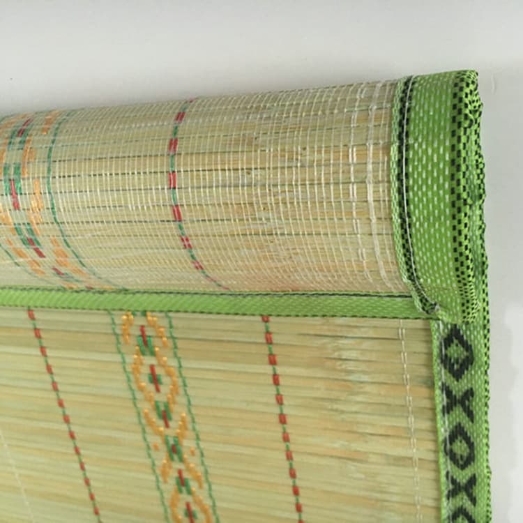 New style bamboo mat summer cool mat for student dormitory, home ice silk straw mat, street stall custom wholesale.
