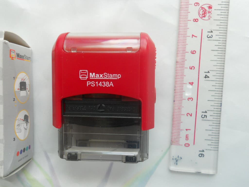 Authentic Jeepson ink return seal, ACSI-10 text quick-drying plate flip bucket seal, double-sided stamp pad environmental seal