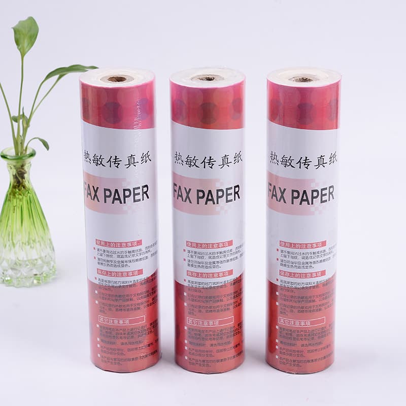 Factory Direct Red Century Fax Paper, Thermal Material Sensing Fax Print Paper, High-Quality Product Wholesale