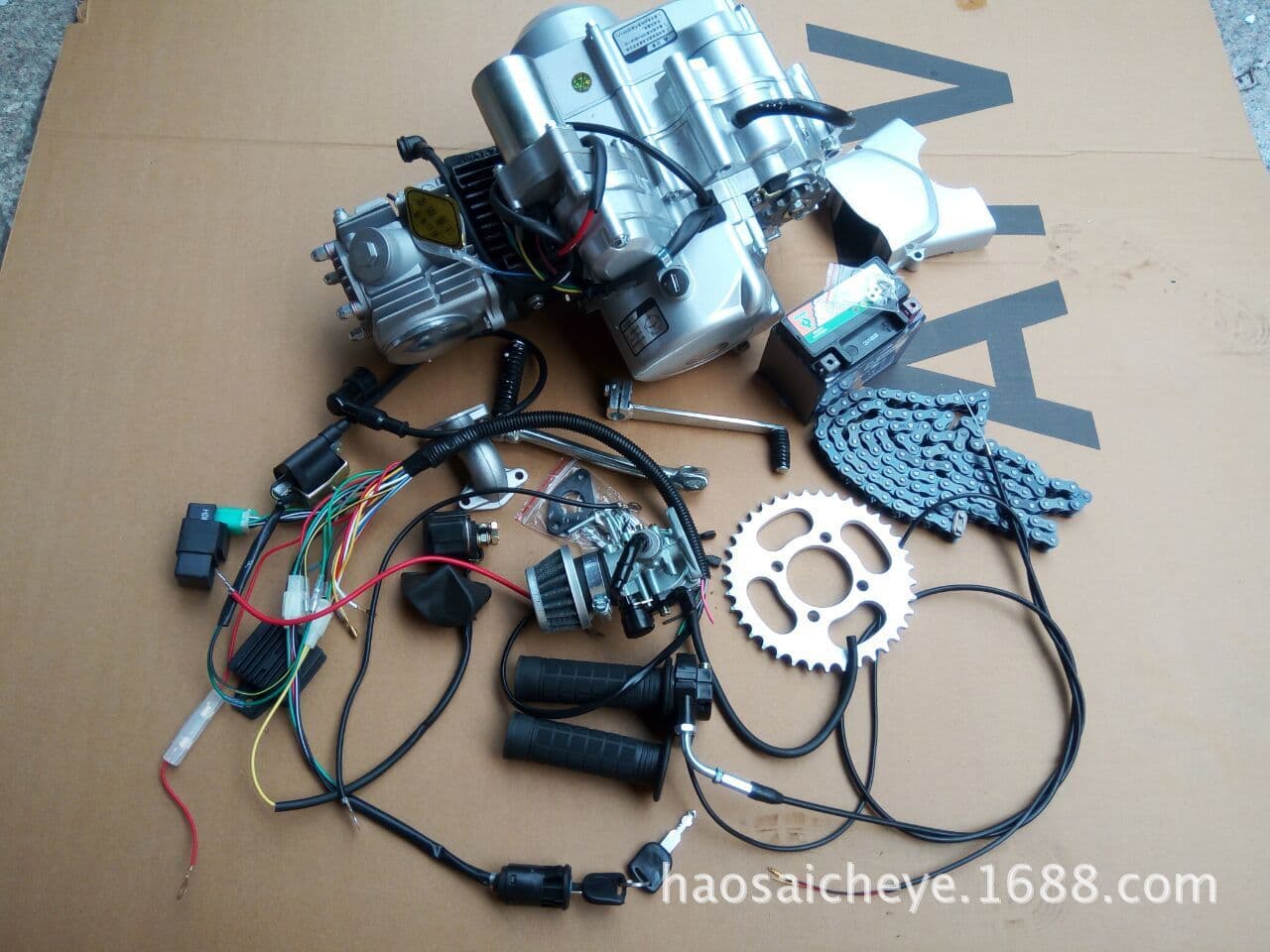 Modified Gasoline Engine / Off-Road Car Sports Car Engine / 110CC Automatic Clutch Gasoline Engine and Modification Parts