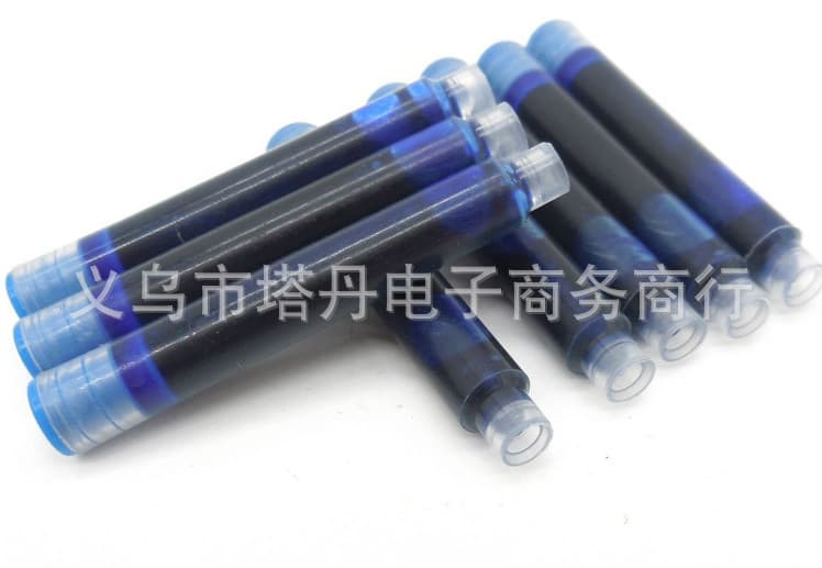 Manufacturer's direct-selling pen special ink bag replaceable 3.4mm caliber ink bag disappears in bulk black blue ink blue