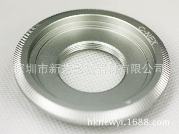 Wholesale C-Mount Ring for Sony Mirrorless Camera, C-NEX Adapter, NEX Mount, Silver