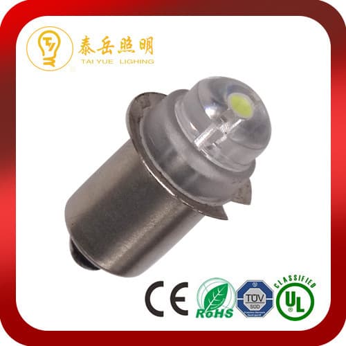 1.5V 0.3W LED boost flashlight bulb, LED E10 bulb.