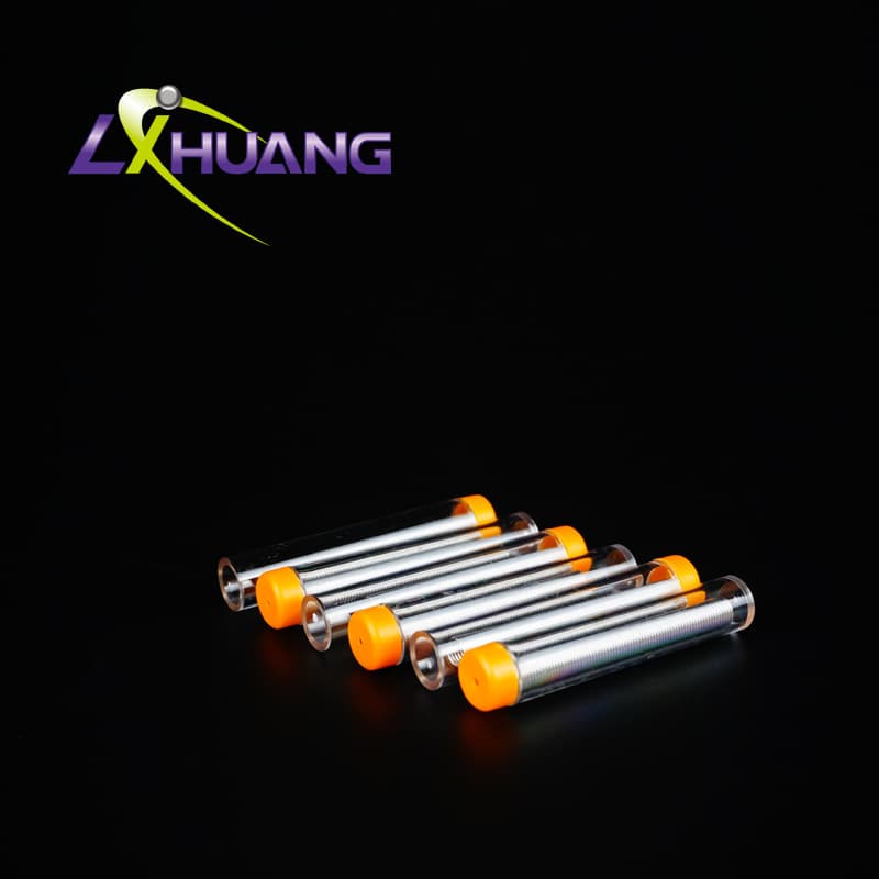 Lichuang factory wholesale leaded tin pen, 50-degree tube-packaged tin wire 1.0mm, small portable flux-cored solder wire.