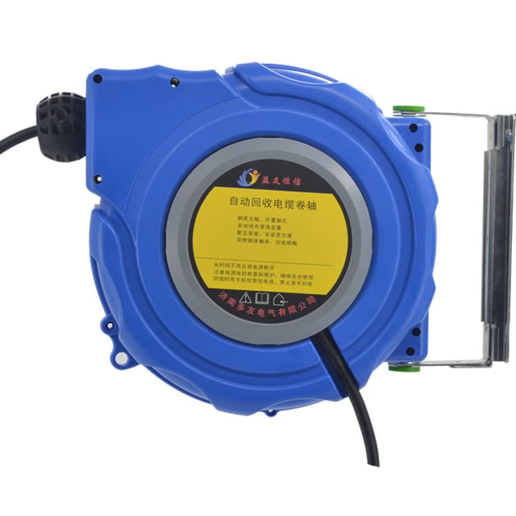 Professional production of automatic retractable cable hose reel electric drum 3*1.5 20m national standard wire 220V