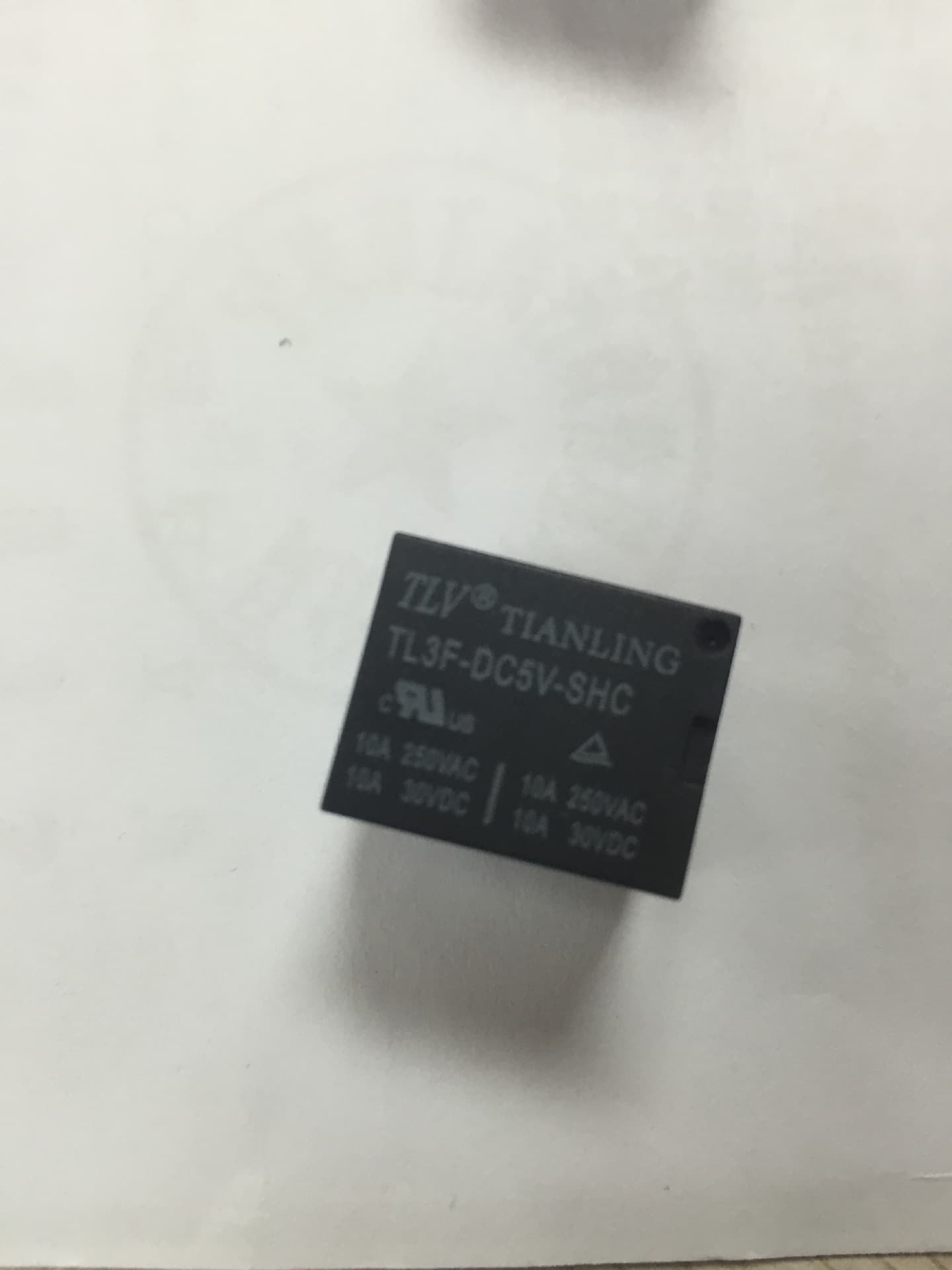 Tianling Relay TL3F-DC12V-SHC C-Type T73 12V 10A Current Small Square Relay