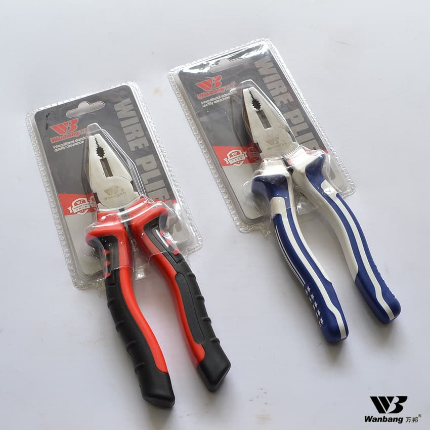 Sales and supply of Wanbang tools half package blister packaging wire pliers vice pliers