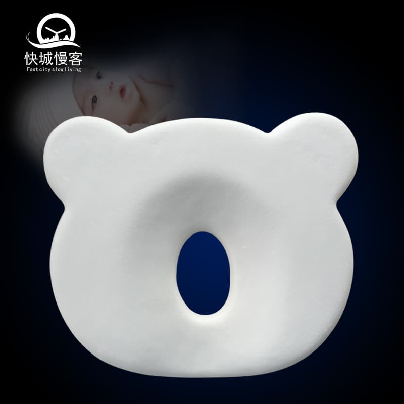 Little Bear Baby Pillow Memory Foam Shaping Pillow Slow Rebound Baby Pillow Cartoon Pillow Anti-Flat Head Pillow Core In Stock