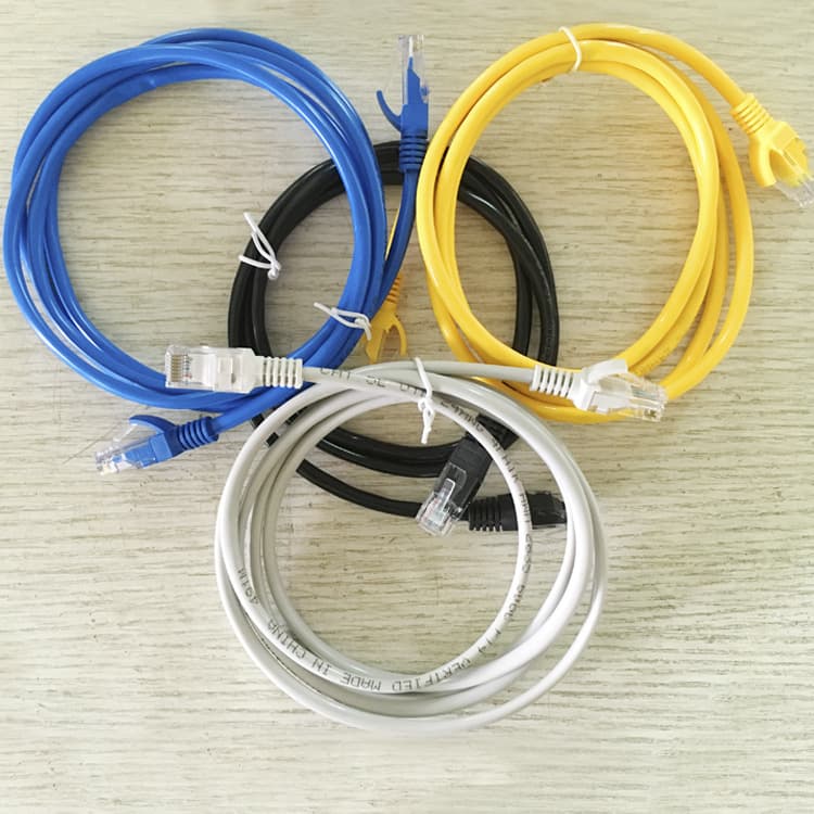 Network cable, 1m-30m finished patch cord, Cat5e twisted pair manufacturer