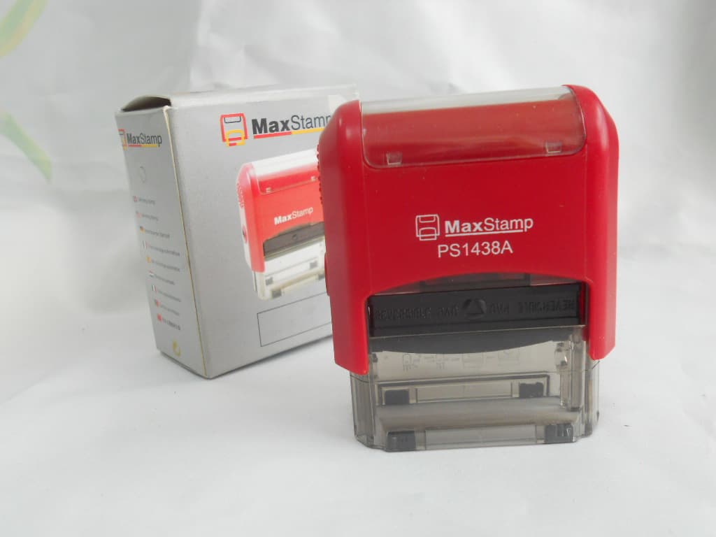 [Authentic] MaxStamp Jeepson Seal PS1438A Number Stamp ACSI-10 Ink Return Seal Wholesale