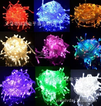 LED String Lights 10m 100 Lights Christmas Holiday Wedding Atmosphere Decorative String Lights Christmas Tree Decoration Lights
