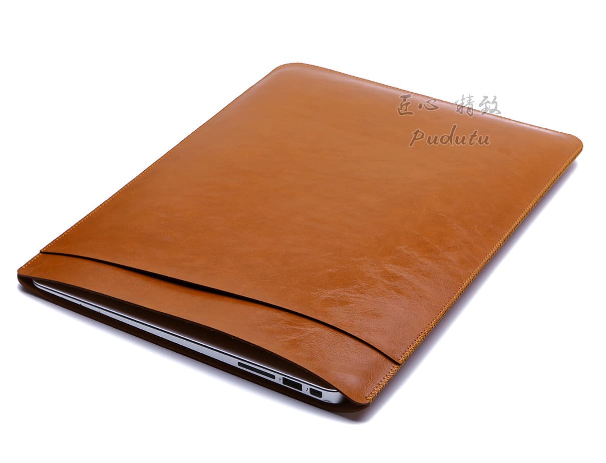 Compatible with Apple laptops, MacBook Air, 11/12/Pro, 13.3mm leather case, 15mm protective cover
