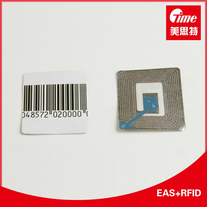 Supermarket Anti-Theft RF Tag 3*4 Barcode Sticker for Retail Store Security