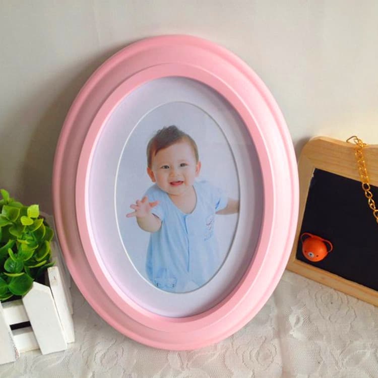 7-inch oval European style photo wall with photo frame paper and decorative painting home special price photo frame dropshipping