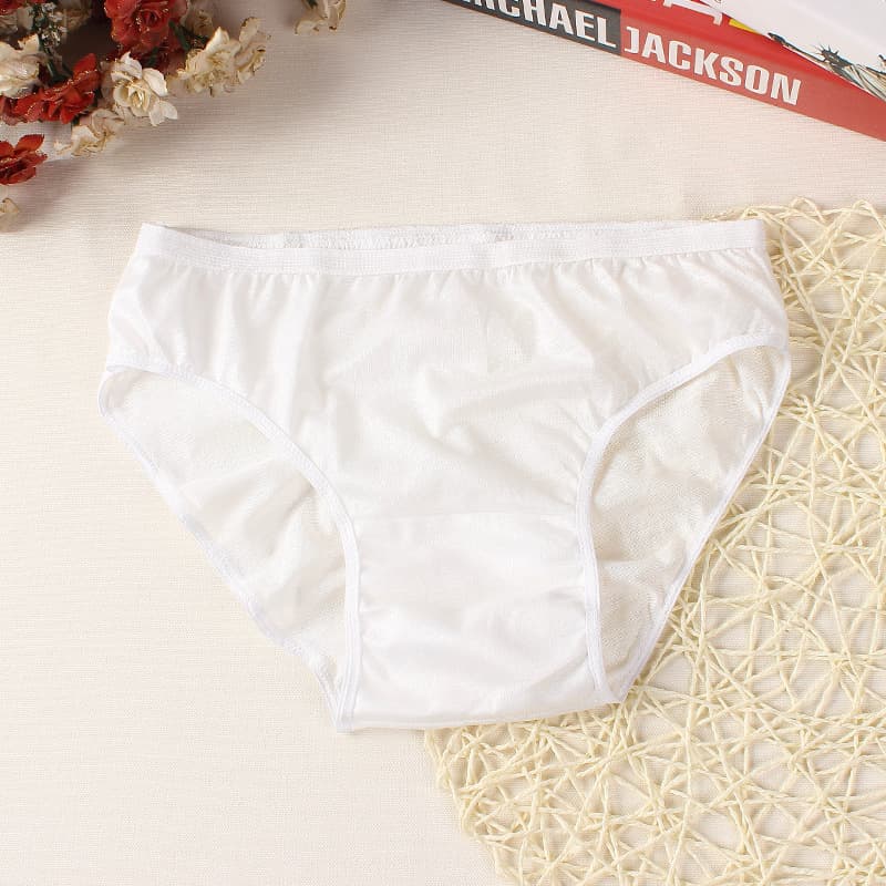 Factory Direct Poly-Cotton Disposable Underwear Men's Sauna Travel Massage Foot Bath Breathable Pants Bath Shorts Wholesale