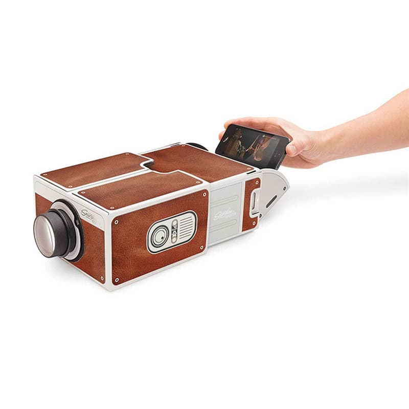 Hot Selling Item - Factory Direct Sales: Mobile Phone Projector, DIY Second Generation Smart Projector with No Power Supply Required